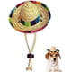 thumbnail image 1 of Sombrero para perro, mini sombrero de paja, sombreros mexicanos, sombreros de fiesta, 1 of 5