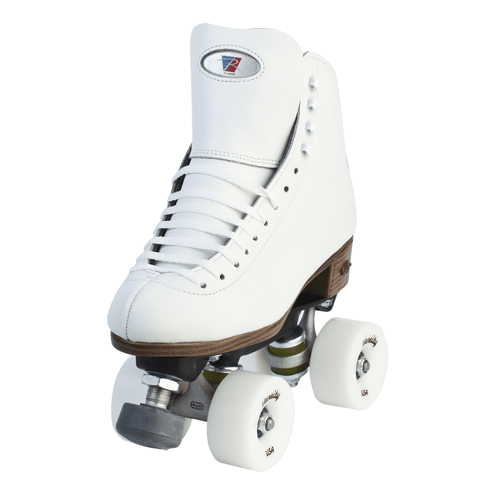 Riedell Quad Roller Skates 120 Raven (White)