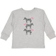 thumbnail image 3 of Inktastic Zebra Cute Safari Animal Girls Long Sleeve Toddler T-Shirt, 3 of 5