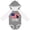 Granite & White w Ears, variant on Inktastic Military Uncle is My Hero Us Flag Boys or Girls Long Sleeve Baby Bodysuit