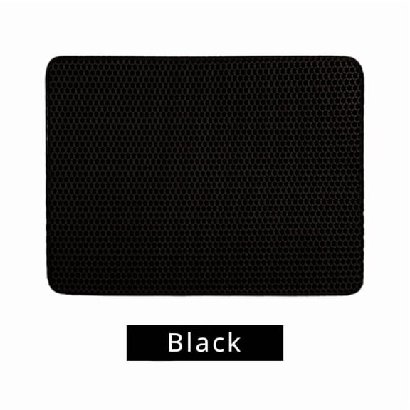 Double-Layer Honeycomb Cat Litter Mat Waterproof Anti-Slip for All Ages Cats Litter Box Floor Protector Durable and Easy Clean