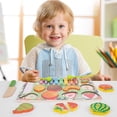 thumbnail image 3 of HILABEE 8 Note Xylophone Cutting Fruit Colorful Keyboard Educational Early Learning with, 3 of 9