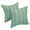 Maxfield Aqua, variant on Blazing Needles 17-inch Outdoor Spun Polyester Throw Pillows (Set of 2)