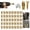 40PCS, variant on 6×14mm Short Expansion Screw Set - 6 * 14mm Door Hinge Thread Repair Screws, Short Expansion Wall Anchors, for Cabinet Hinge Repair & Stripped Thread Restoration, 20,40,60,80 Pcs