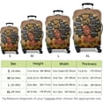 thumbnail image 6 of Travel Luggage Cover Suitcase Protector Fits 18-32 Inch Luggage Wheel Covers Patterned Travel Related Items Flower Luggage Protector Elastic Luggage Anti-scratch Suitcase Cover L, 6 of 6