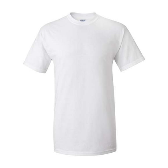 Camiseta Gildan Ultra Cotton 100% algodón blanca pequeña 2000