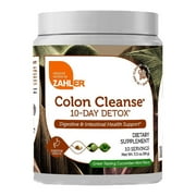Zahler Colon Cleanse, 10 Day Detox and Gut Health Support, Intestinal Cleanse Supplement, Kosher, 10 Servings