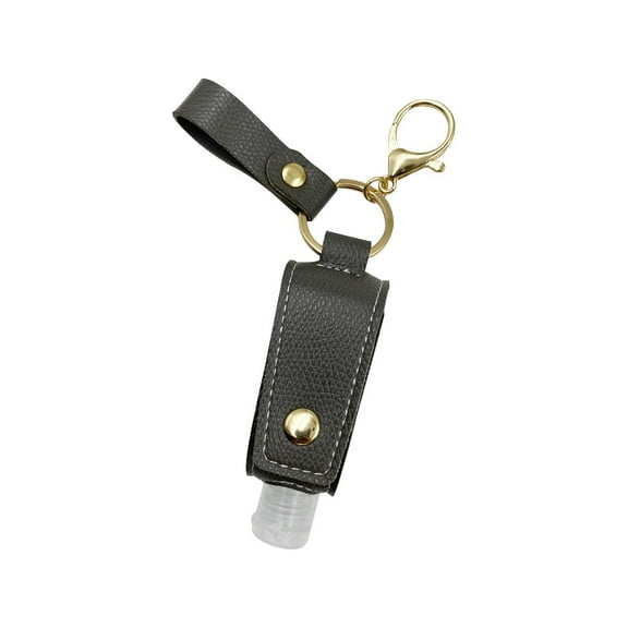 LACKUST Keychains Keyring Key Chain Ring for Home Car Keys,Clearance Keychains Rings for Keys for Men Women for Car,Refillable Travel Bottles with Keychain Attachment,Gray