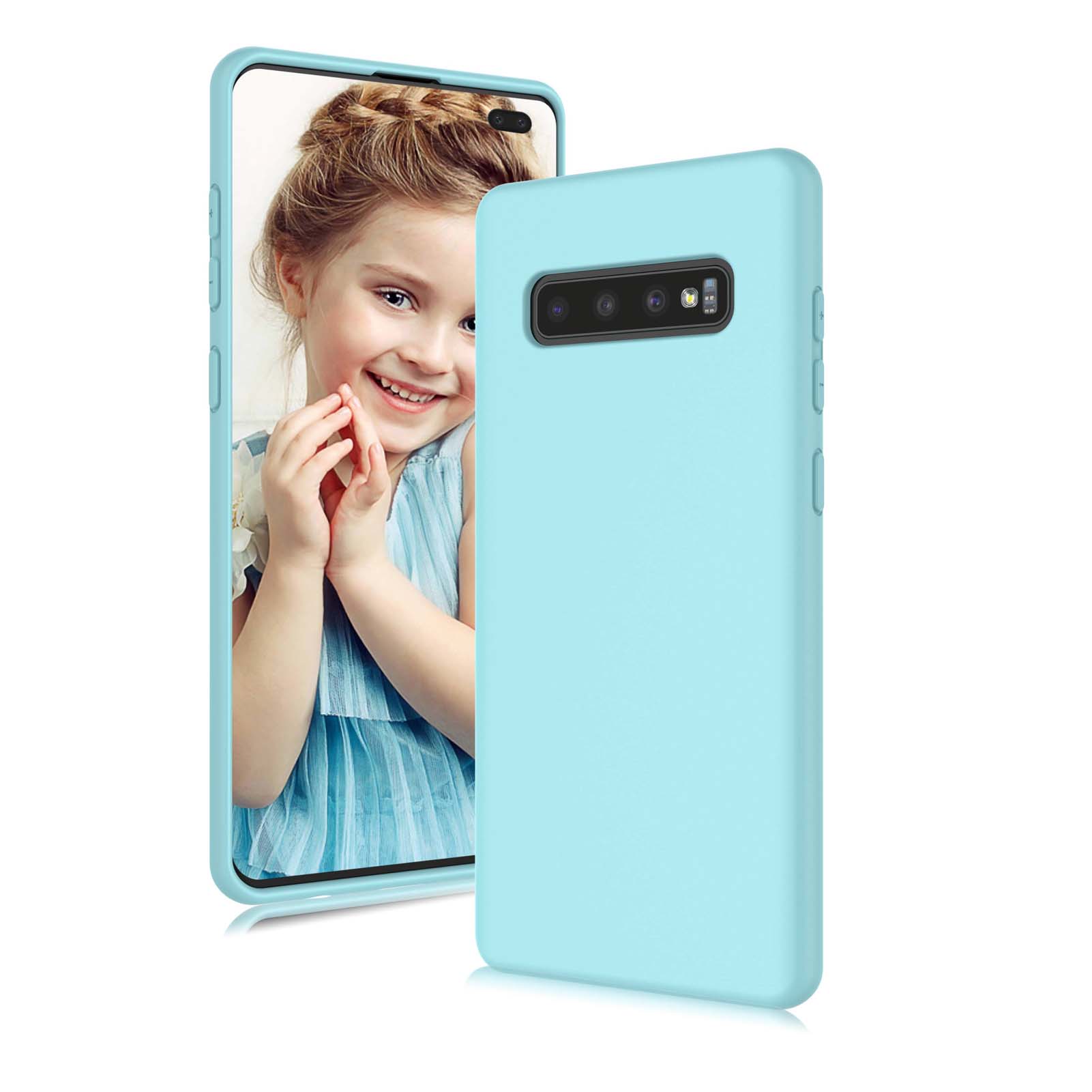 Cell Phone Cases For 5.8" Galaxy S10E, Njjex Liquid Silicone Gel Rubber