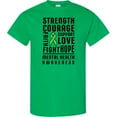 thumbnail image 3 of Inktastic Mental Health Awareness Strength Support Love T-Shirt, 3 of 5