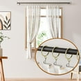 thumbnail image 5 of 50 Pcs Metal Curtain Rings with Eyelets, 1 inch Inner Diameter Drapery Rings Apply for Curtain Rods, Gold(Fits Up to 3/4-Inch Rod), 5 of 8