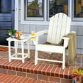 thumbnail image 1 of Costway 2PCS Patio Adirondack Chair Side Table Set Weather Resistant Cup Holder, 1 of 8