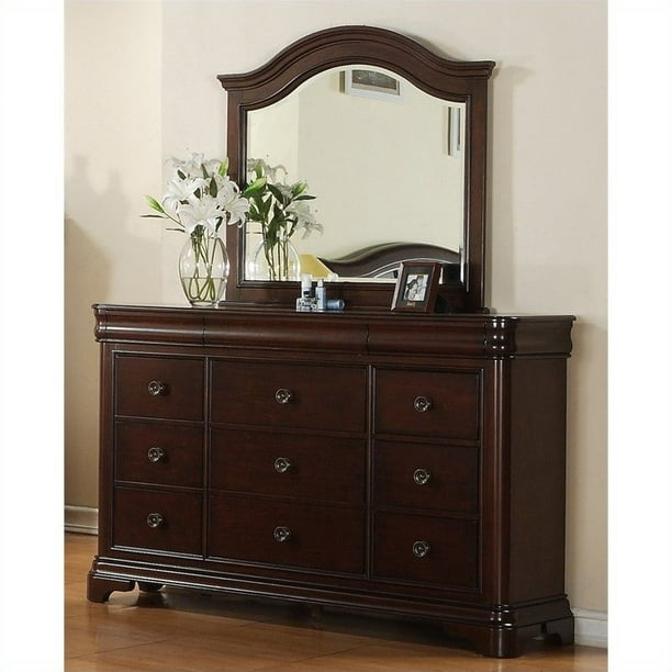 Picket House Furnishings Cameron Dresser And Mirror In Cherry