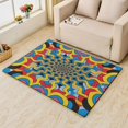 thumbnail image 1 of Geometric Boho Area Rug 6x9,Rugs for Bedroom Living Room, Modern Geometric Area Rug, Geometric Tribal Rug, Large Fluffy Area Rug for Living Room Bedroom Balcony Indoor Carpets Decorations Easy Clean, 1 of 7