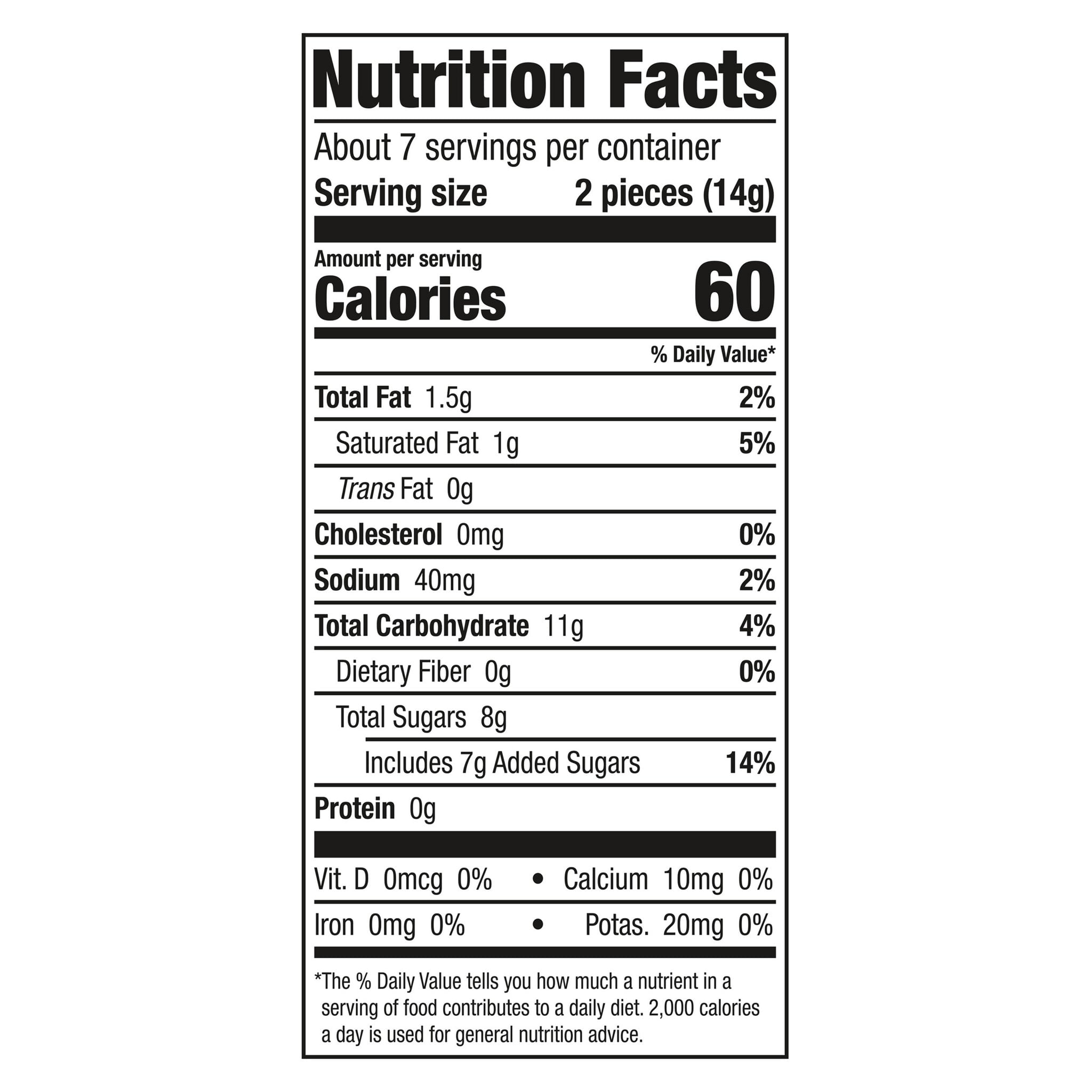 Brach's Nips Caramel Flavor Vegetarian Shelf-Stable Candy, 12 Count, 3.25 oz