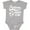 AC-Heather Grey, variant on Inktastic Future Soccer Star Ball Sports Boys or Girls Baby Bodysuit