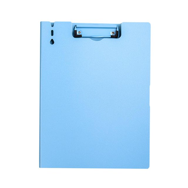 Carpetas de archivos Organizador de papelería Archivo con Clip Pen Hole A4 File Board Clip para Azul vertical Zulema carpeta de archivos