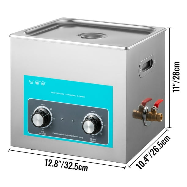 VEVOR Machine de nettoyage de bijoux à ultrasons, machine de nettoyage à  ultrasons portable 22 oz (