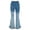Blue, variant on Weebloom Girls Flared Jeans Stretch Flare Jeans High Waist Bootcut Pants Teenagers Juniors With Ankle Drag Denim Pants Streetwear 5-6 Years