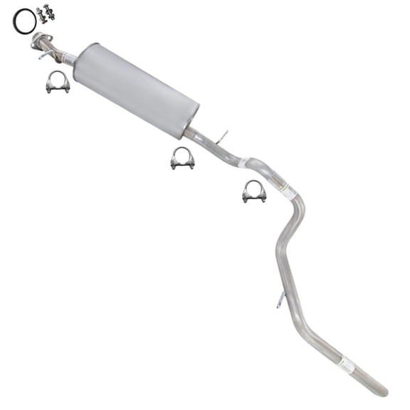 Northeastern Exhaust | Stainless Steel Intermediate Pipe, Muffler, Extension Pipe & Tail Pipe Exhaust System Kit Fits 2002-2005 Ford Explorer 4.0L & 2002-2005 Ford Explorer 4.6L SUV - Direct Fit