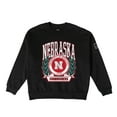 thumbnail image 5 of Women's Gameday Couture Black Nebraska Huskers Oversized Victory Lane Black Label Premium Sweatshirt, 5 of 5