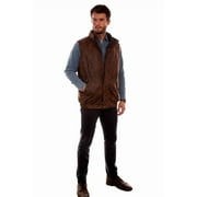 Scully 5324 BRN XL Men Moleskin Vest with Pockets, Brown - Extra Large