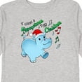thumbnail image 4 of Inktastic I Want a Hippopotamus for Christmas Hippo in Santa Hat Boys or Girls Long Sleeve Toddler T-Shirt, 4 of 5