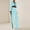 #214-Sky Blue, variant on Women's Professional Suit Set, Solid Color and Color Block Long Sleeve Blazer with Button Front, Formal Business Attire for Office and Formal Occasions