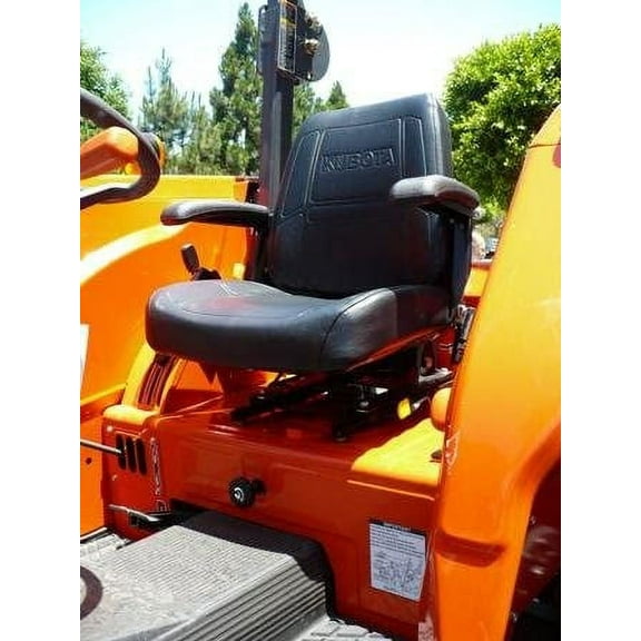 KU07 Older Kubota series tractors. Will fit models: M4700, M4900, M5400 , M5700, and More! Will fit seat style: 3A011-85010 In Gray Velour