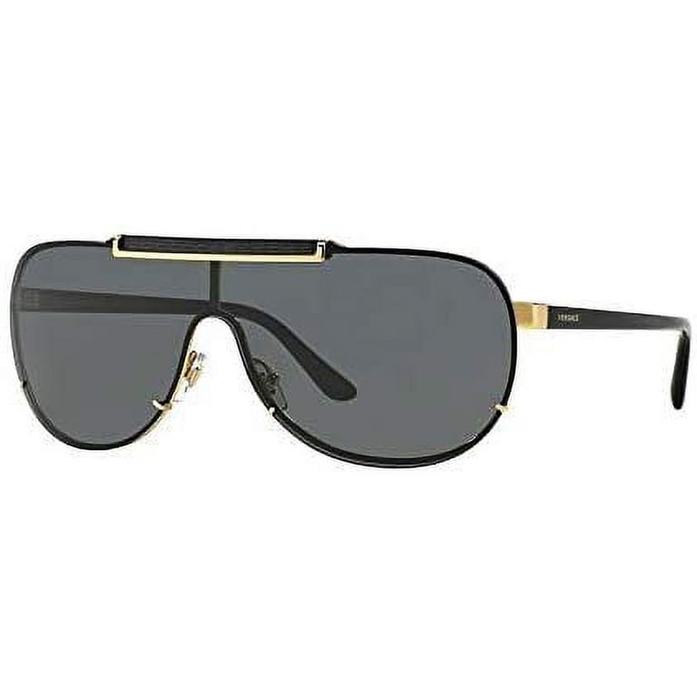 Versace VE2140 100287 40M Gold/Grey Pilot Sunglasses For Men  display picture 1