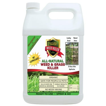 Natural Armor Weed & Grass Killer All-Natural Concentrated Formula. Contains No Glyphosate. 128-Ounce Gallon REFILL