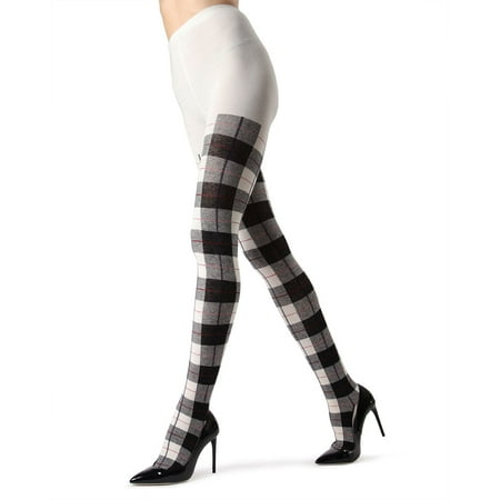

MeMoi Glasgow Plaid Cotton Blend Sweater Tights - Mens - Male