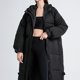 thumbnail image 5 of Abrigos y chaquetas informales con capucha de manga larga para mujer, abrigos largos y cálidos con capucha, chaquetas con cuello, parkas ajustadas de invierno, abrigos para mujer, 5 of 7