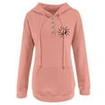 thumbnail image 4 of TAIAOJING Women's Oversized Sweatshirt Long Sleeve Hoodie Casual Button Top Hoodie Loose Fit Pullover, 4 of 4