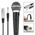 thumbnail image 4 of Moving Coil Microphone Noise Eliminating Unidirection Mic 6.35mm Plug  Cable For DVD/KTV, 4 of 8