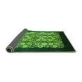 thumbnail image 2 of Ahgly Company Indoor Square Oriental Green Industrial Area Rugs, 8' Square, 2 of 4