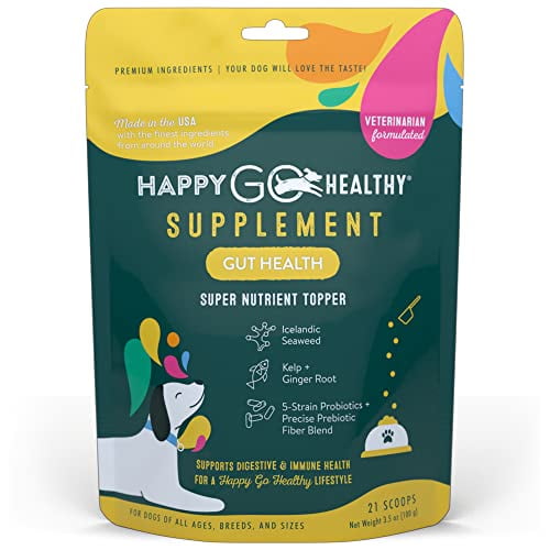 Happy Go Healthy Gut Health Supplements for Dogs Prebiotic