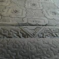 thumbnail image 5 of 3 Piece Floral Embroidered Quilted Bedspread-Beautiful Stitching- Lightweight Bedspread Set Queen/King Size, 5 of 5