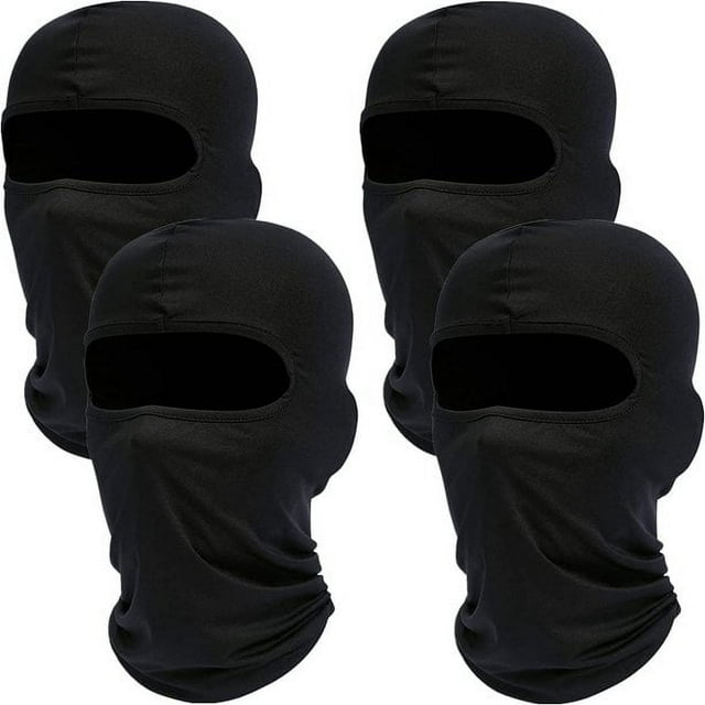4 Pcs Cagoule Masque de Ski pour le Visage : Couvre-Visage Intégral Capuche Masques Shiesty pour Hommes Femmes