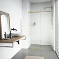 thumbnail image 4 of Vigo Vg6021cl4876 Elan E-Class 76" High X 48" Wide Sliding Frameless Shower Door - Black, 4 of 7