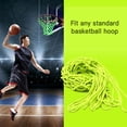 thumbnail image 2 of yeacher Nightlight Basketball Net Nylon Glowing Basketball Hoop Rim Net 12 Loops Standard Size Glowing Basketball Net Sun Powered, 2 of 7