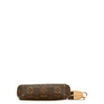 thumbnail image 3 of Pre-Owned Louis Vuitton Monogram Mini Pochette Accessoires Chain Pouch M58009 Brown... (Good), 3 of 14