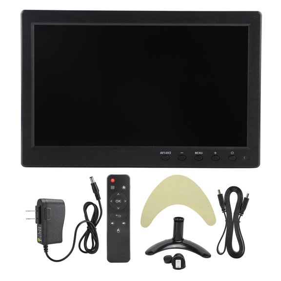 Pantalla portátil de 10,1 pulgadas 16:9 Monitor HDMI para PS4 para Xbox para Raspberry Pi (enchufe de EE. UU.)