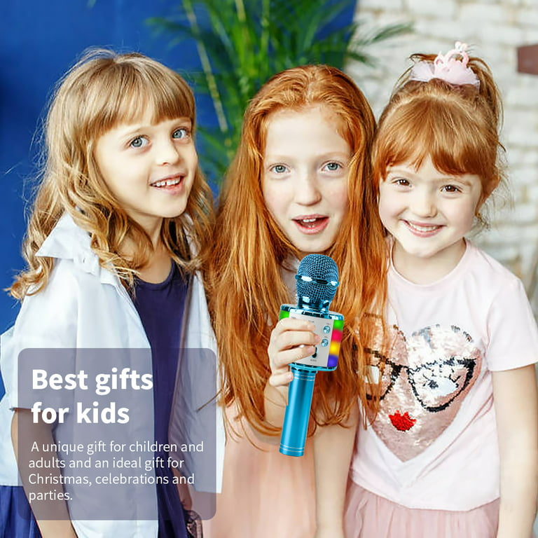 Karaoke Microphone for Kids Fun Toys for 4-15 Year Old Girls Gifts