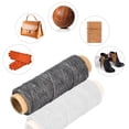 thumbnail image 4 of Leather Sewing Waxed Thread Crafts Flat Sewing Thread 50 Meters Roll 150D 16 Leather Craft DIY Tools Kit, 4 of 7