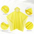 thumbnail image 4 of Ceisia Men Portable Hooded Rain Poncho Lightweight Waterproof Reusable Loose Rain Cape Non Disposable Raincoat For Hiking Camping Travel Outdoor Activity Gift, 4 of 6