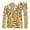 Gold, variant on Men's Sequin Suit Fashionable Two Piece Shiny Dress Suit Sparkly Gold Silver Stylish Tuxedo Set for Party Wedding Dinner