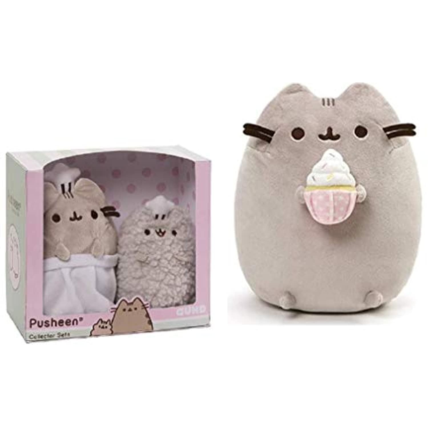 GUND Pusheen Snackables Birthday Cupcake Plush Stuffed Animal