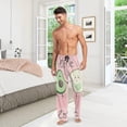 thumbnail image 7 of Avocado Toast Friend Love Pink Mens Pajama Pants Sleepwear Lounge Men's Pajama Bottoms Gift for Family, 7 of 7