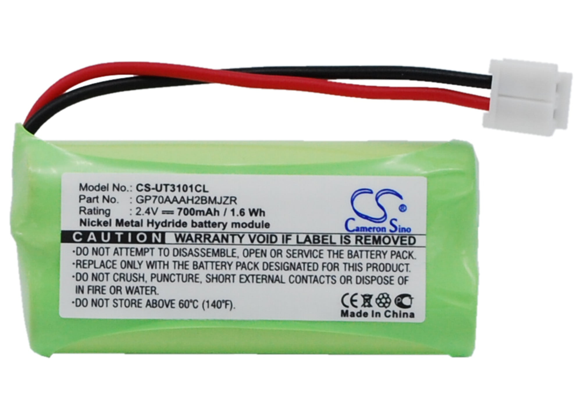 Replacement Battery For Tesco 2.4v 700mAh / 1.68Wh Cordless Phone